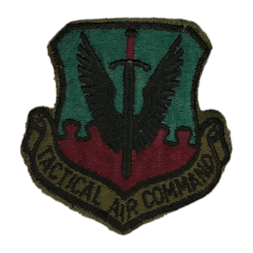 US Air Force Tactical Air Command Shoulder Patch Subdued Sew On USAF