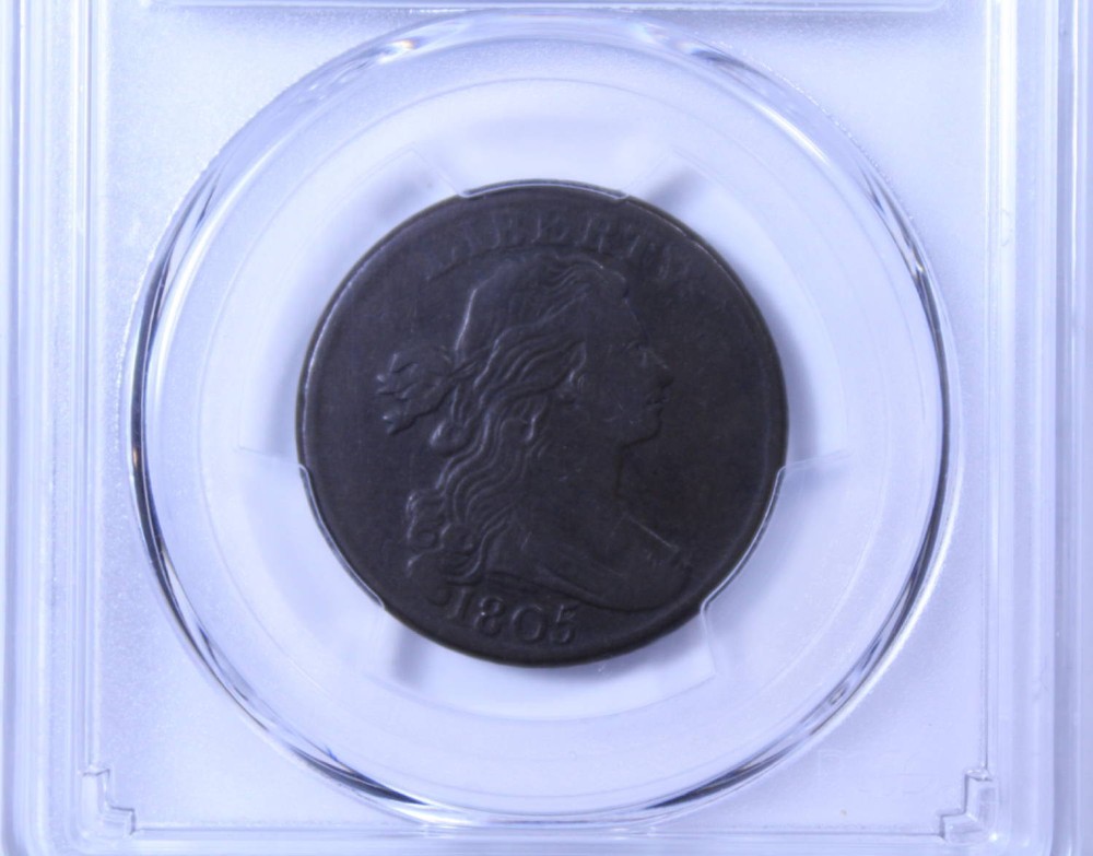 1805 Draped Bust Large Cent : PCGS VF20