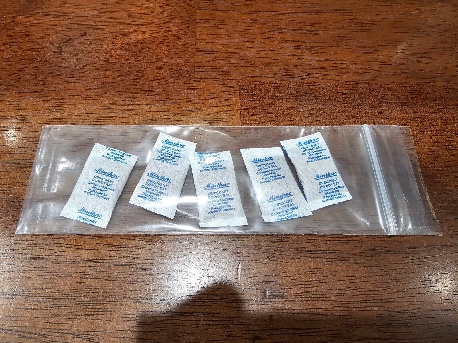 5 Packet Silica Desiccant Zero Tolerance Chris Reeve Rick Hinderer knife collect