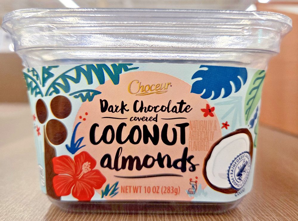 Choceur Dark Chocolate Covered Coconut Almonds Bundle 10oz 283g