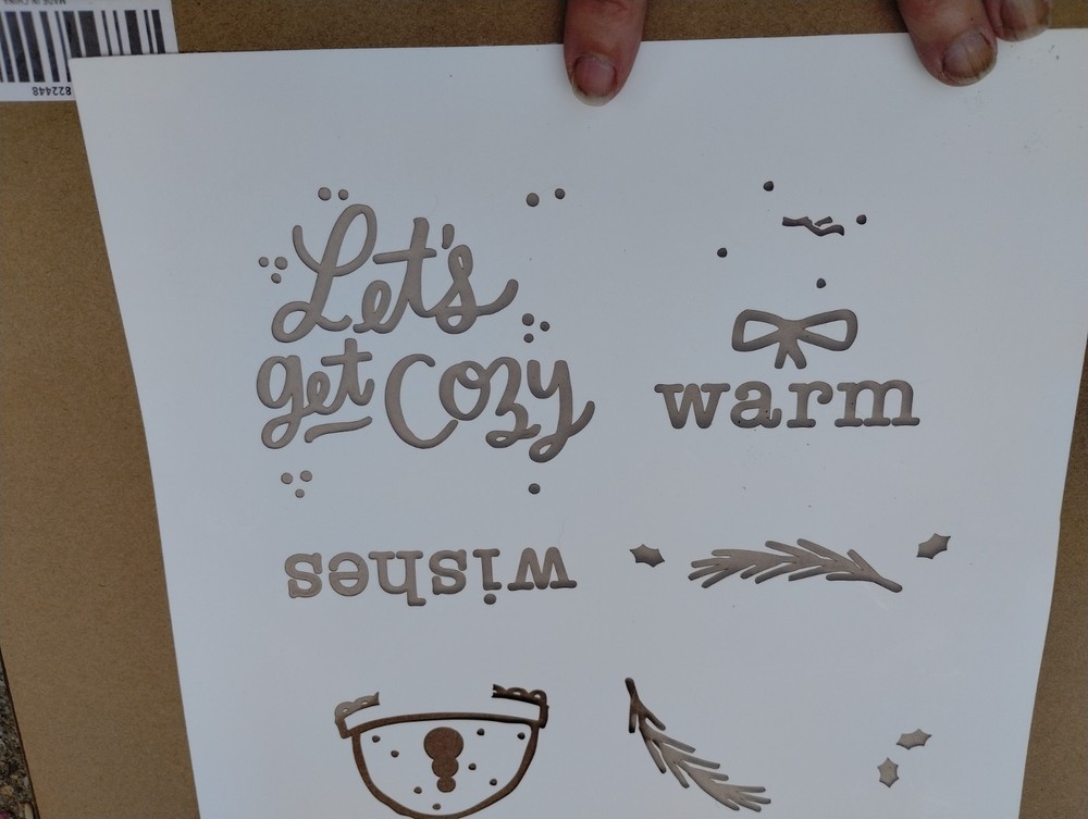 We R Memory Keepers Vinyl Print Press Kit - 4 Inks, 3 sheets, 3 frames WINTER
