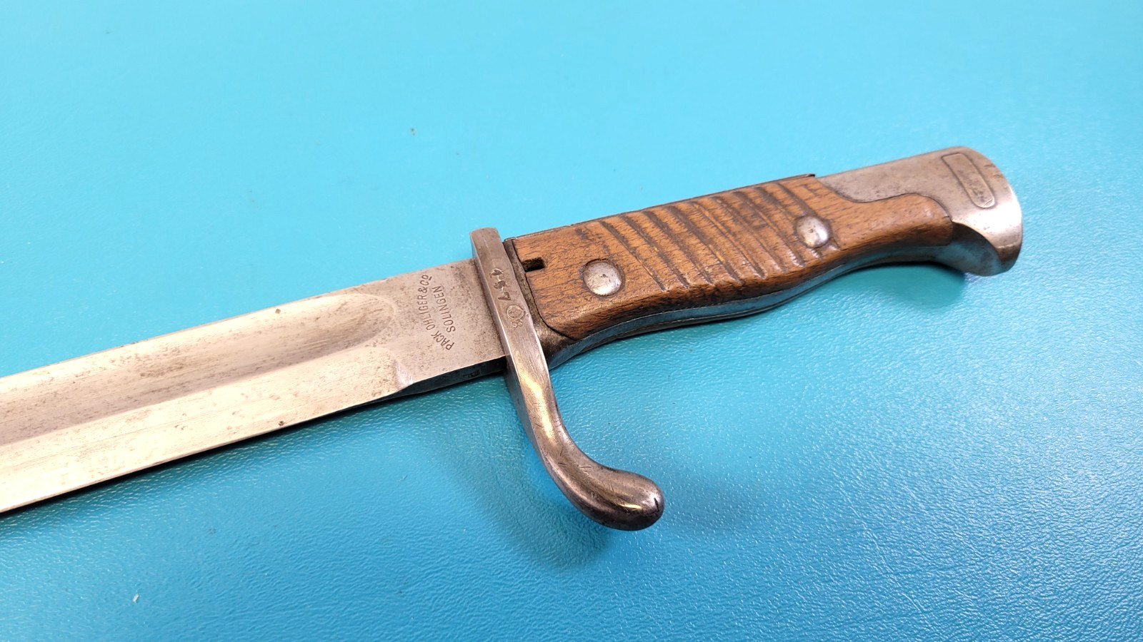 WWI German 1898 /05 Sawback Bayonet Sword Pack Ohliger & Co. Solingen TR609