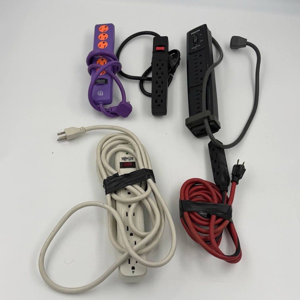 🔥 Philips Tripp Lite Surge Protector Power Strip Lot