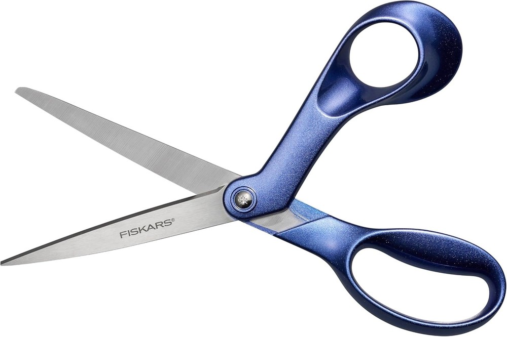 Fiskars Explore Scissors, Design Collection, Blue Expanse, 8 Inches