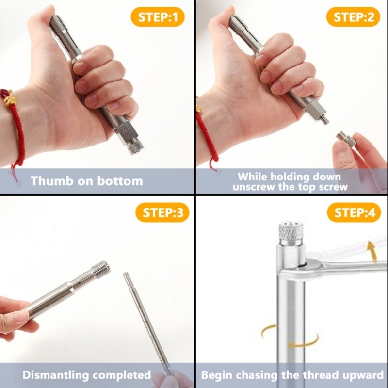 Engine Protect Thread Chaser Tool 14mm Captures Debris With Grease Coated Design