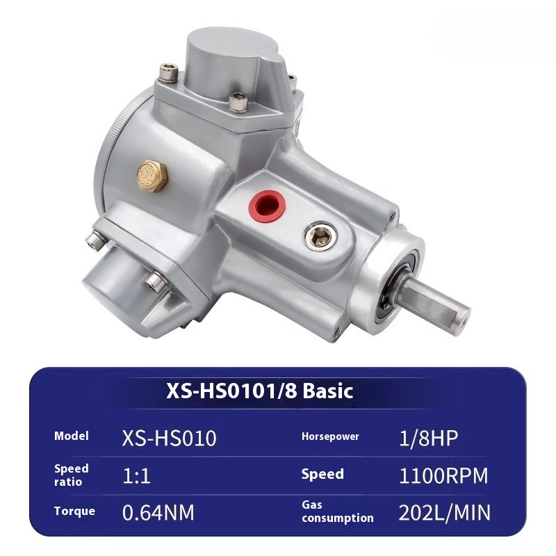Piston Air Motor Pneumatic Motor Forward Reverse Driven for Liquid Mixing