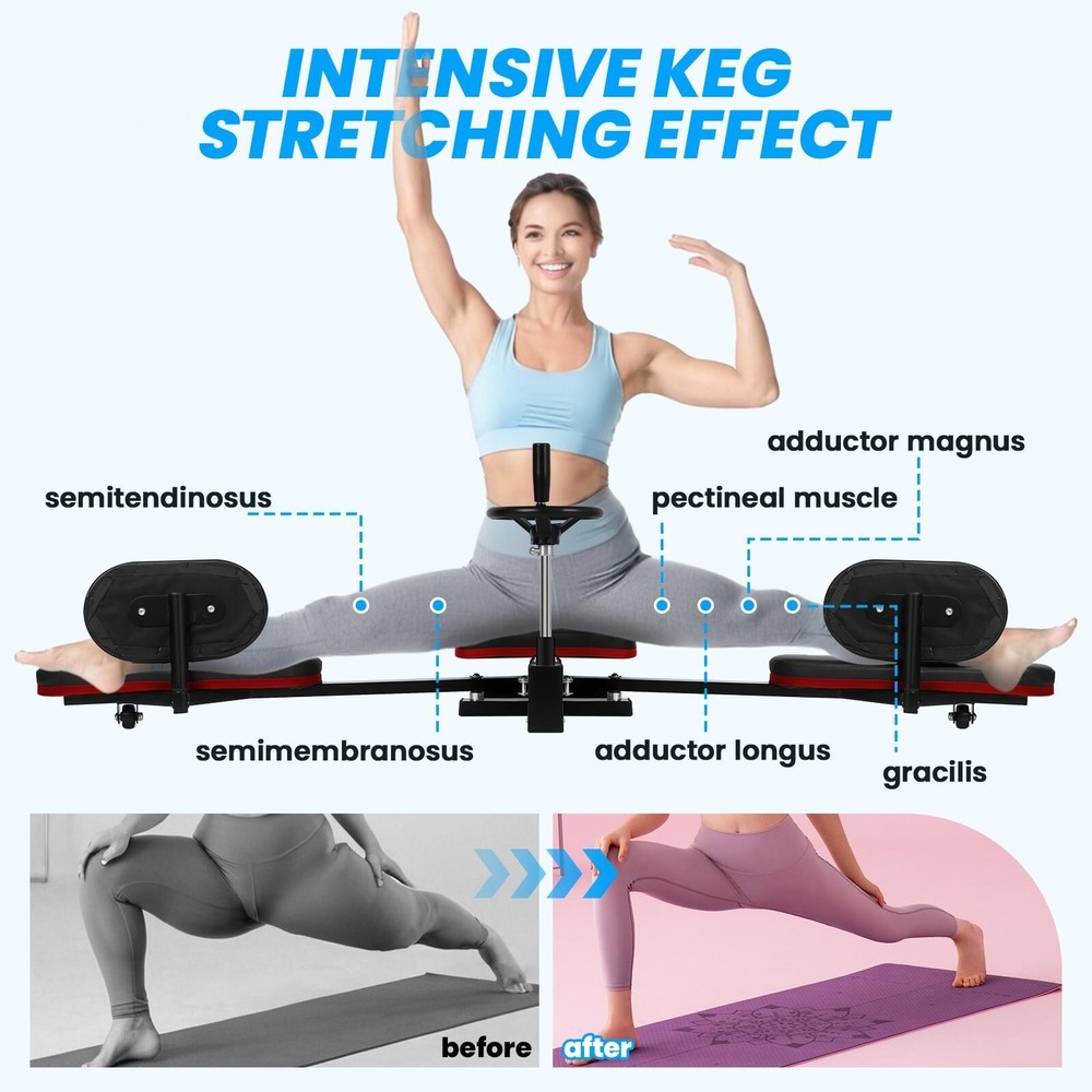 330LB Heavy Duty Split Machine for Leg Stretching Flexibility Stretching Trainer