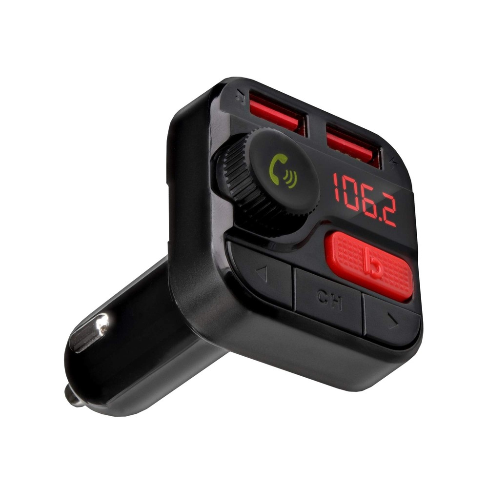 Monster Bluetooth Fm Transmitter With 3.4 Amp Usb Charging Ports