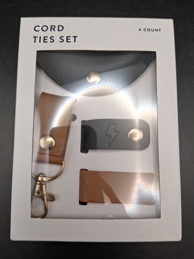 Cord Ties 4 Count Set - New!