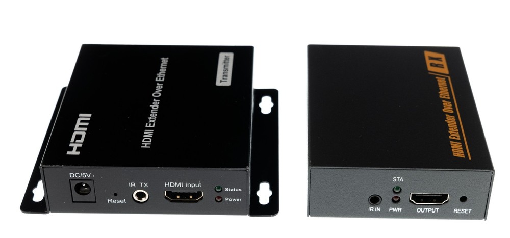 HDMI Extender via Ethernet Cat5e UTP RX Transmitter & Receiver Bundle No Cords