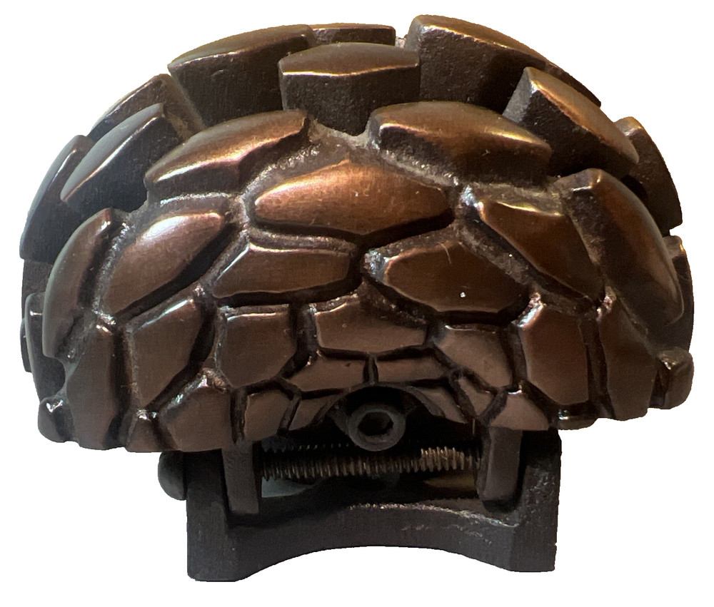 Michael Healy Pinecone Solid Brass Door Knocker - Oiled Bronze (Large Premium)