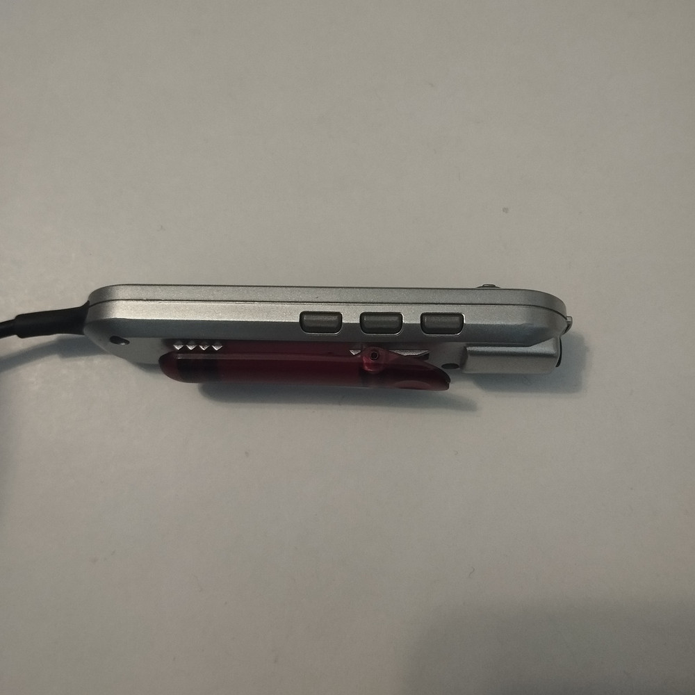 Panasonic Red and Silver Remote Controller For MD Player Jack 3.5 Used