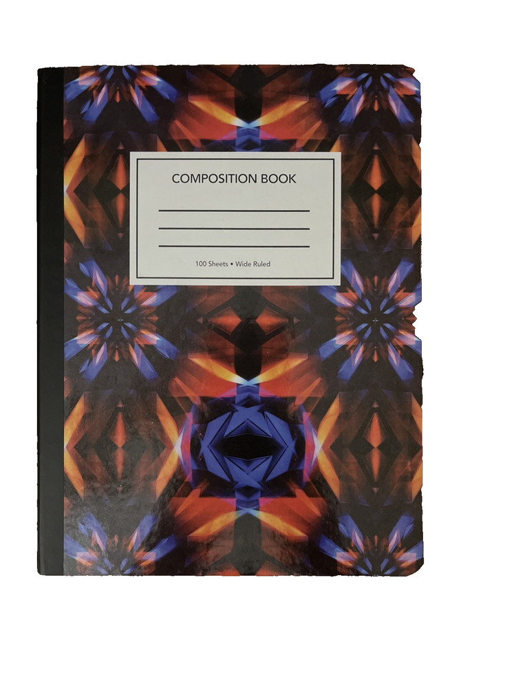 3 Piece Set-Composition Notebook-Book Sox Stretchable Book Cover-3 Ring Folder