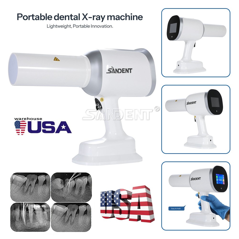X Portable Mobile Dental Ray Unit Digital Imaging System Machine +Scatter Shield