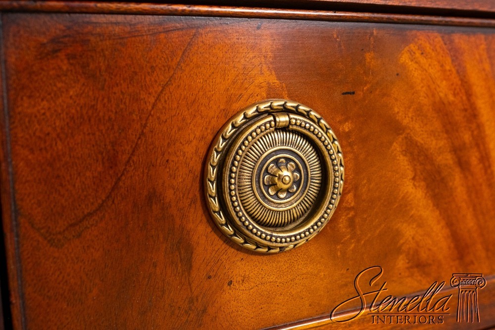 70985: HENREDON Empire Style Figural Mahogany Sideboard