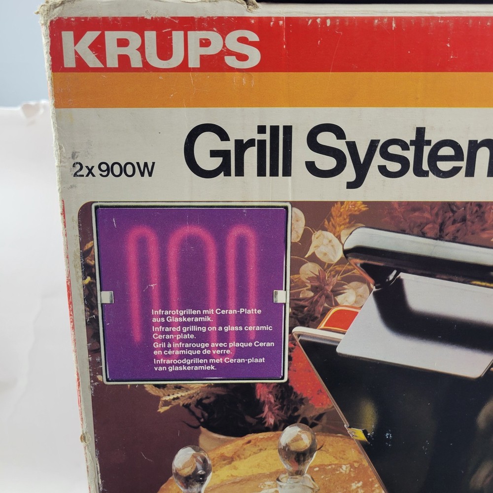 Krups Grill System 2002 Plus. Model 291. Made In Germany