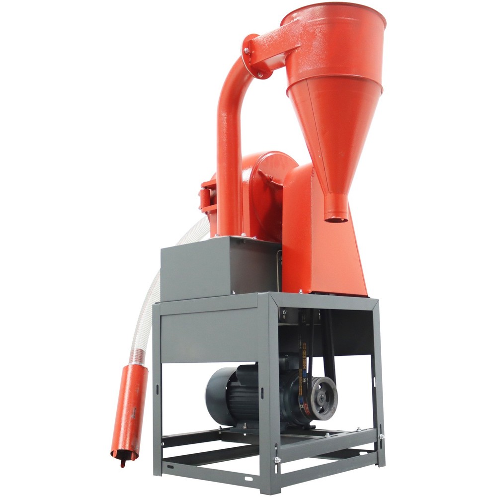 220V Multifunctional Crushing Machine Grain Mill Grinder Pulverizer w/ 2 Screens