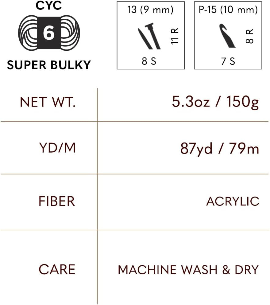 Mandala Thick & Quick Bulky Yarn, Labyrinth, 1 Skein