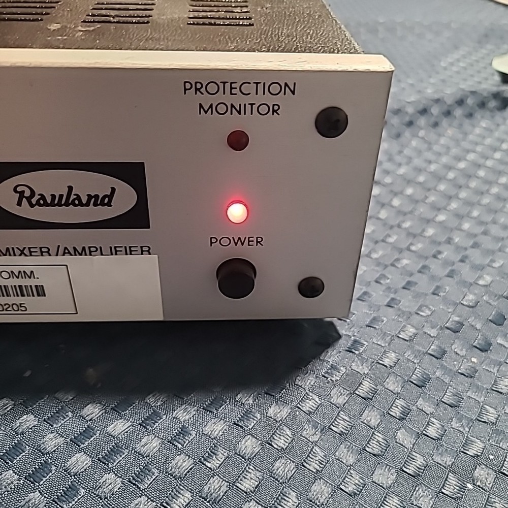 Rauland 1402 Mic Mixer/Amplifier Power's On But Untested.