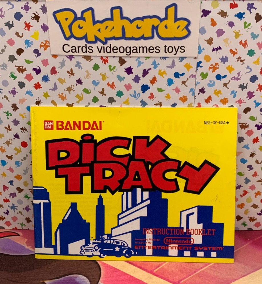 dick tracy nes manual only