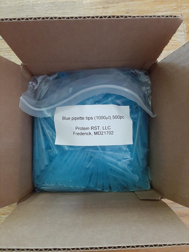 Universal pipette tips (1000ul), 500 tips, autoclavable
