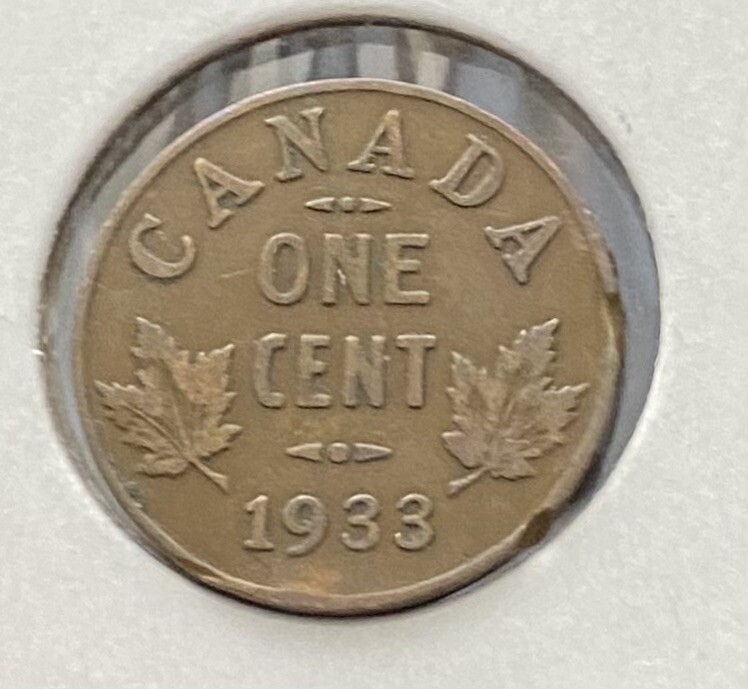 1933 Canada One Cent