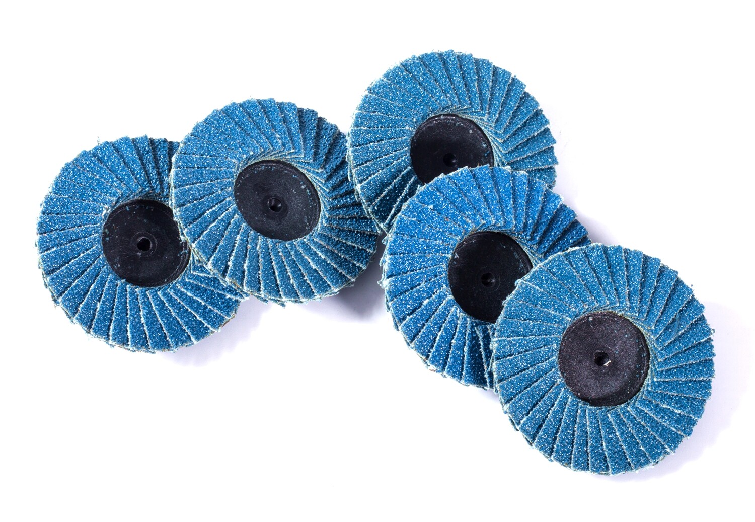 10x 2 inch Zirconia Roll Lock Die Grinder Drill Flap Disc 80 Grit Sanding Wheel