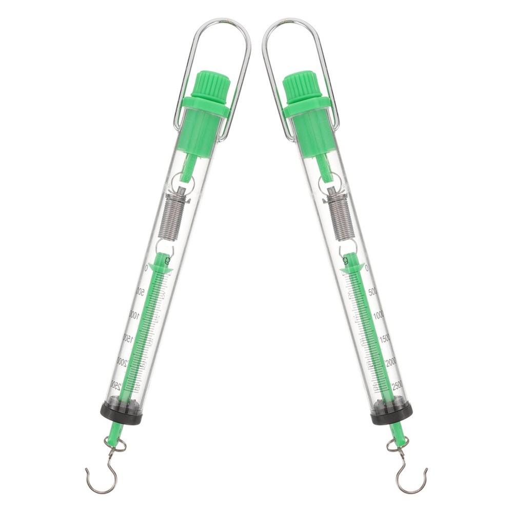 2 Pcs Mechanical Spring Scale Force Dynamometer Science Instruments
