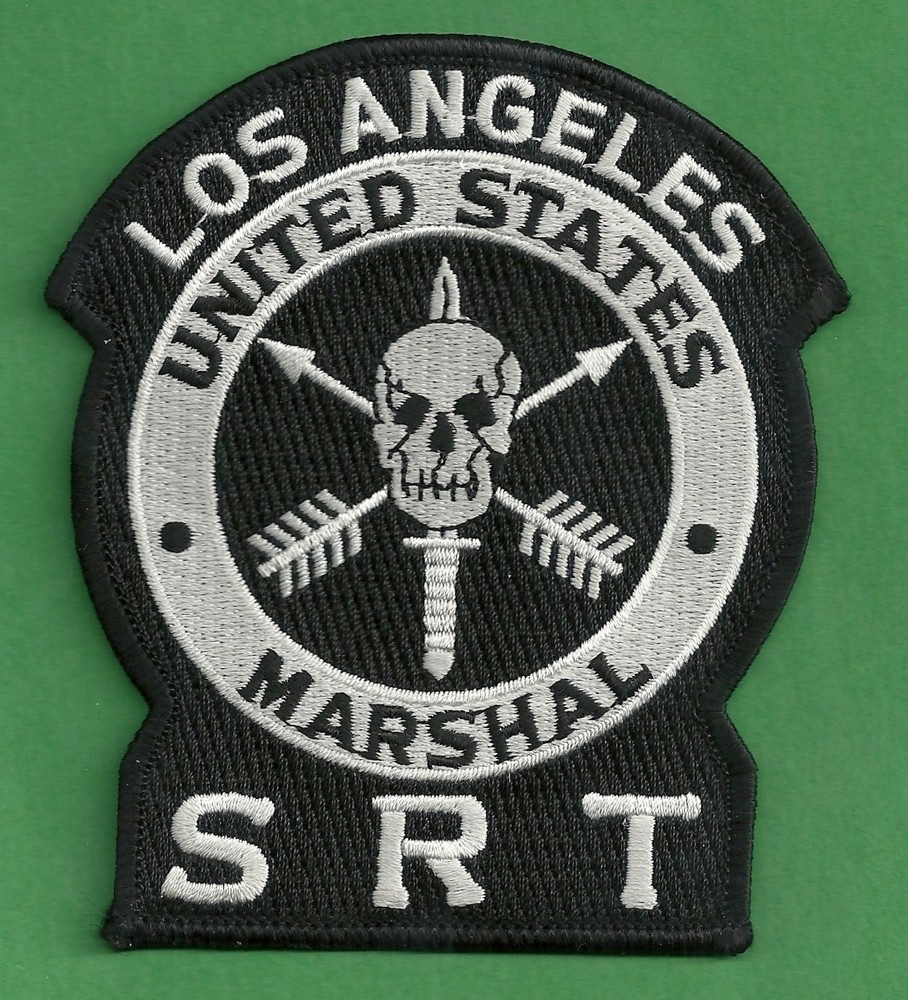 U. S. MARSHAL SERVICE LOS ANGELES CALIFORNIA SRT PATCH WITH HOOK & LOOP