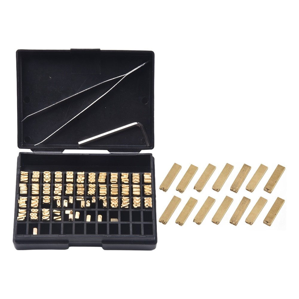 Hot Stamp Word Grain Copper Letter Coding Machine For Labeling Machine