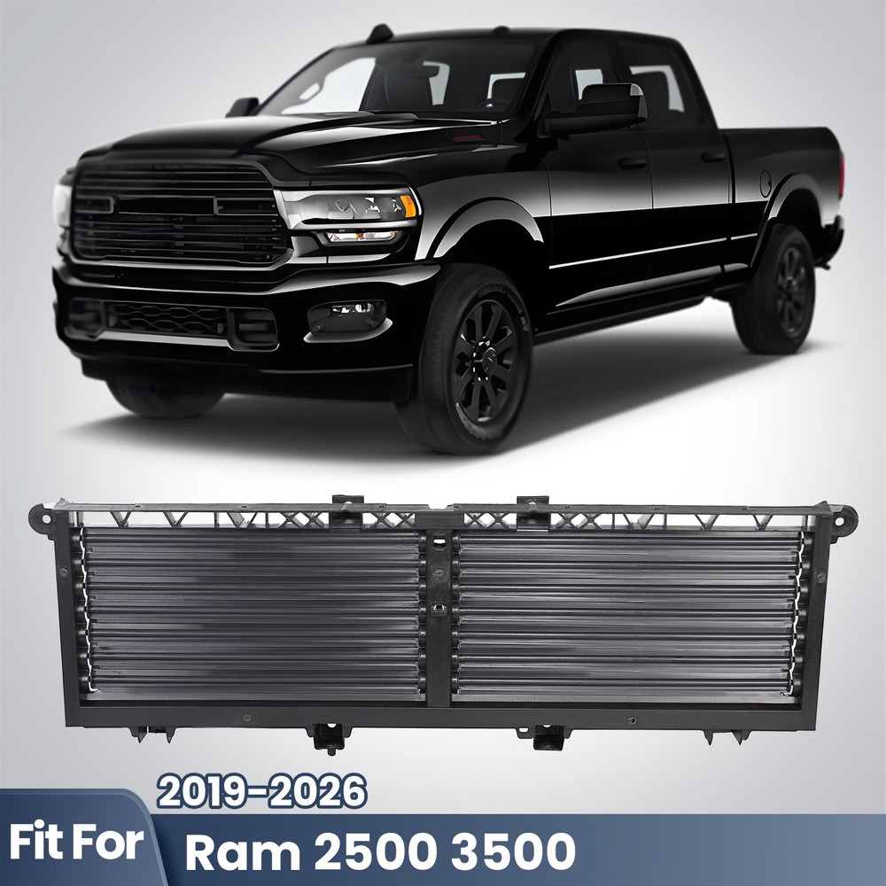 Front Active Grille Shutter Shell For 2019-2026 Ram 2500 3500 68452775AC