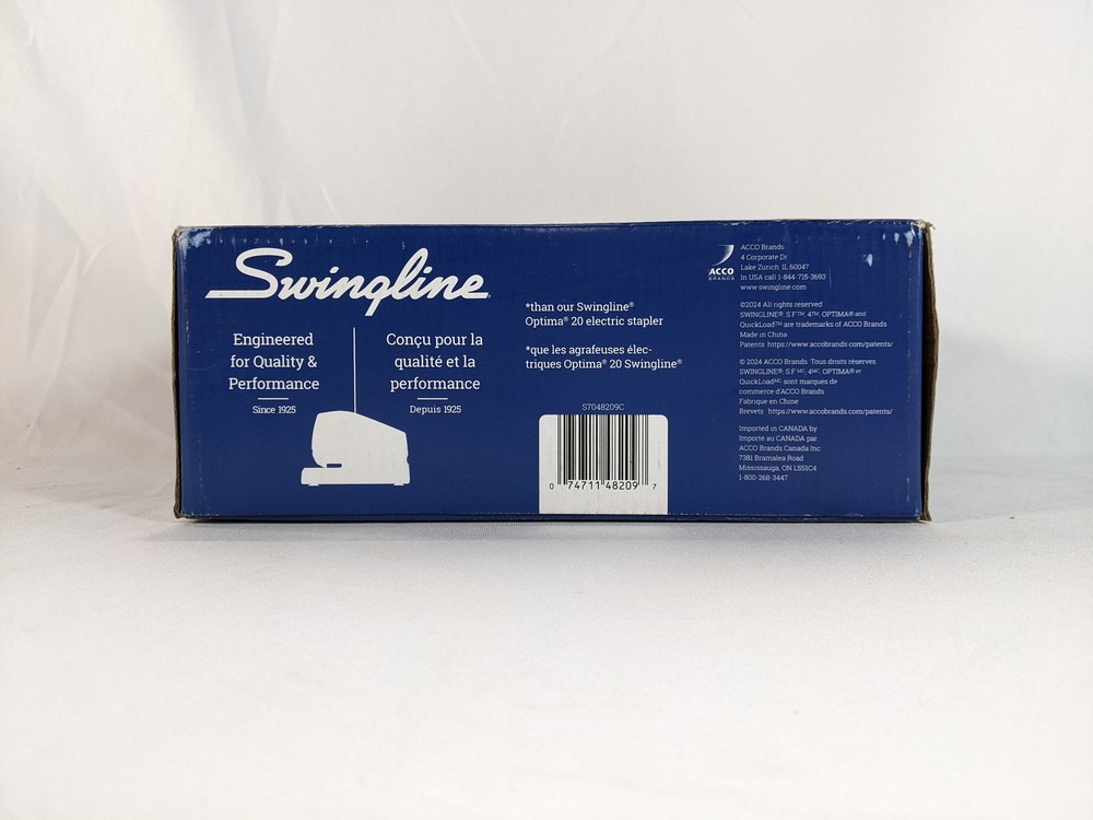 Swingline Optima 50 Electric Stapler Value Pack - 5000 staples, remover, stapler