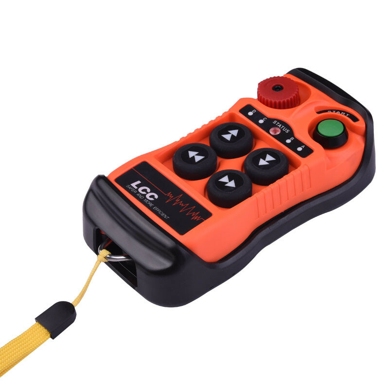 Crane Hoist Industrial Wireless Remote Controller 4 Keys Double Speed IP65