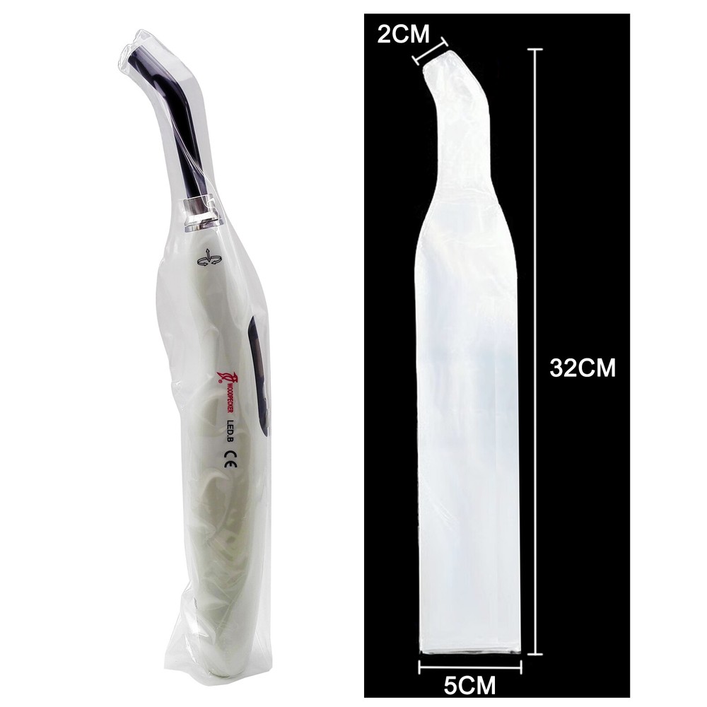 Dental Curing Light Protective Sleeve Bubble Machine Plastic Cover Disposable