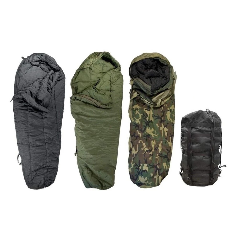 US Military Issue 4 Part Modular Sleeping System - See  Condition in Description
