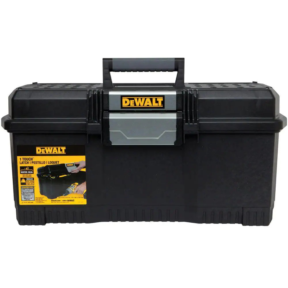 24 In. D Resin 1-Touch Hand Tool Box