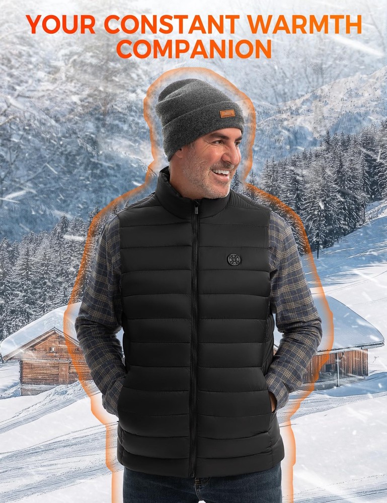Heated Vest Medium Black