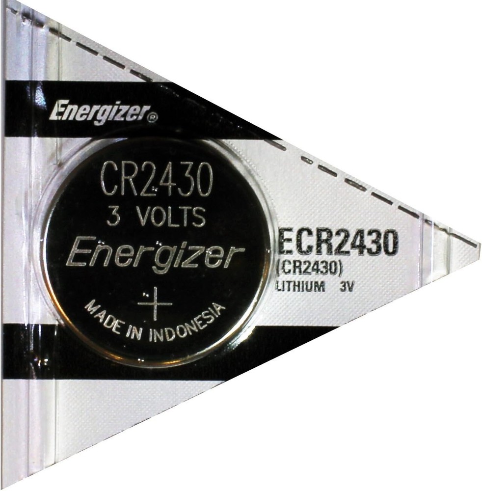 5 Energizer CR2430 3 Volt Lithium Button Cell Batteries