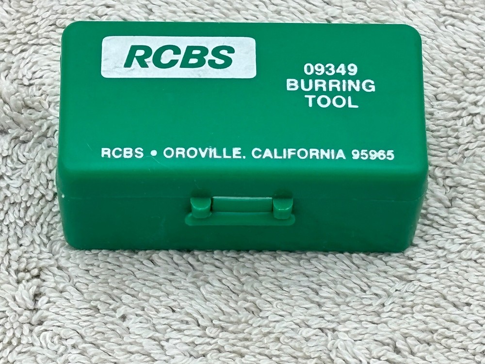 RCBS 09349 Burring Tool Storage Box Fast Ship
