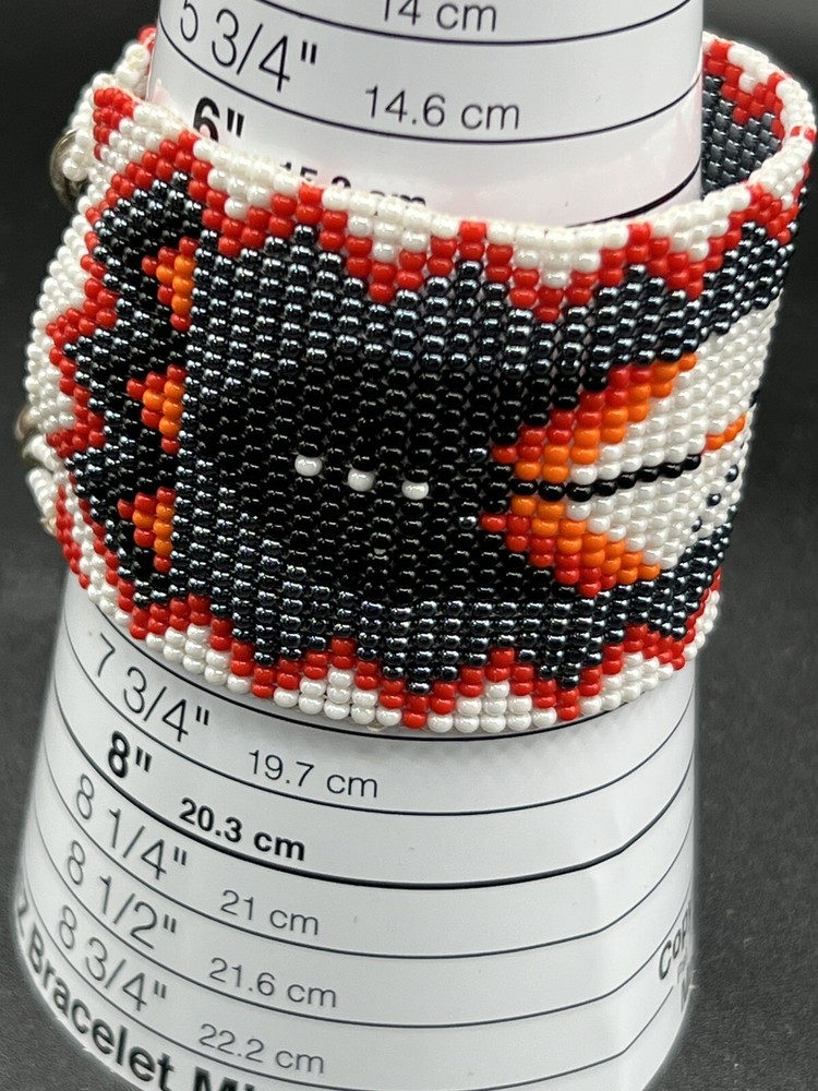 Beaded Bracelet Native American Styled Handmade Pattern