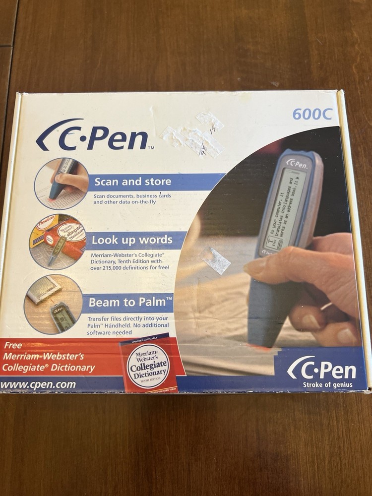 C-Pen 600C Reader Pen Text Untested!!