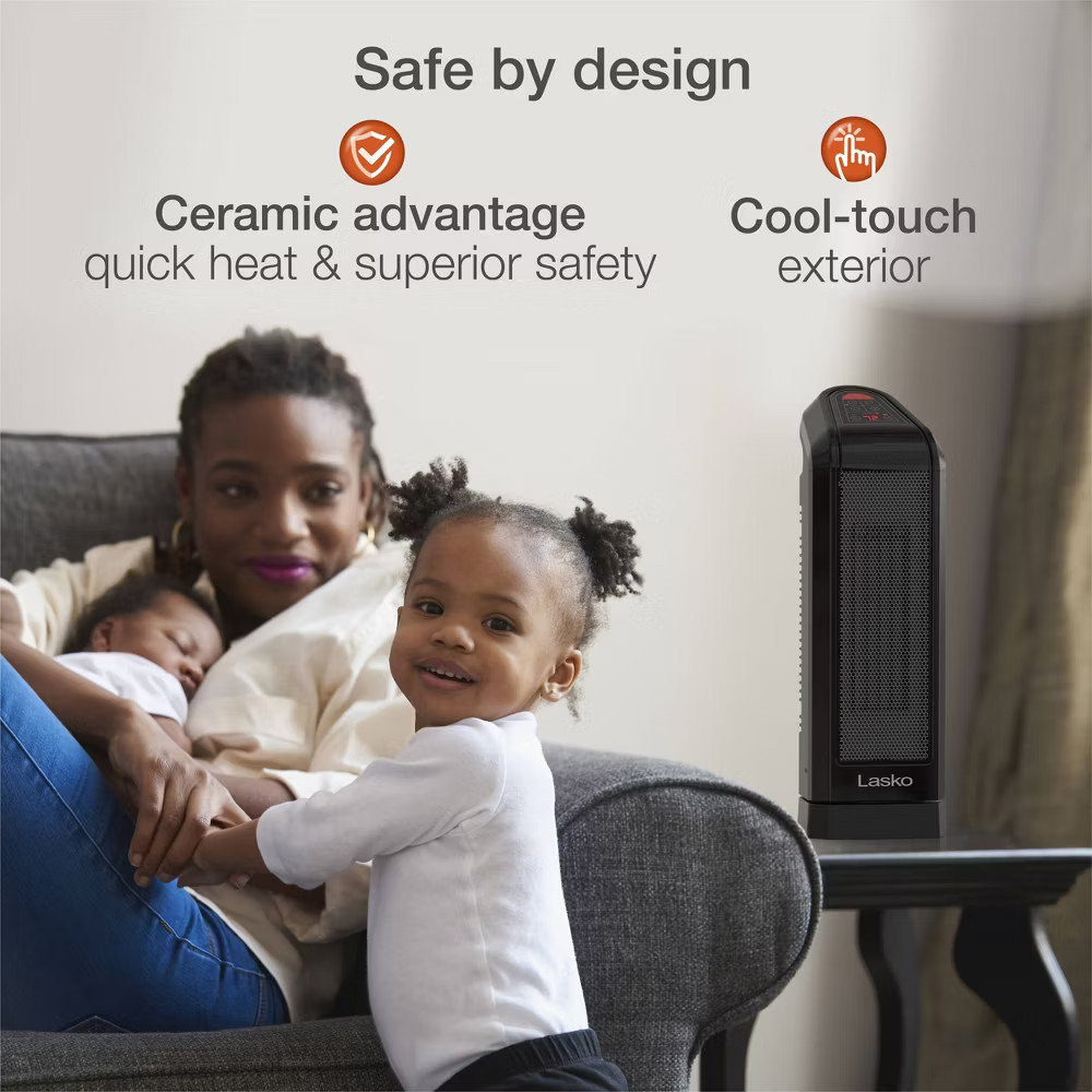 Lasko Digital Ceramic Tower Heater with Remote Control CT16670