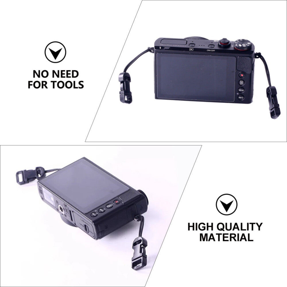 8 Pcs Quick Release Camera and Binocular Straps Connect Buckle Connector Clip