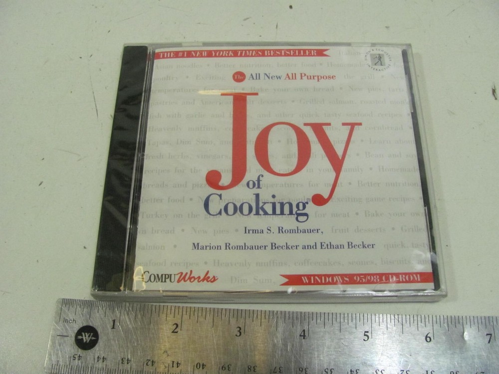 JOY OF COOKING CD-ROM WINDOWS 95/98 1998