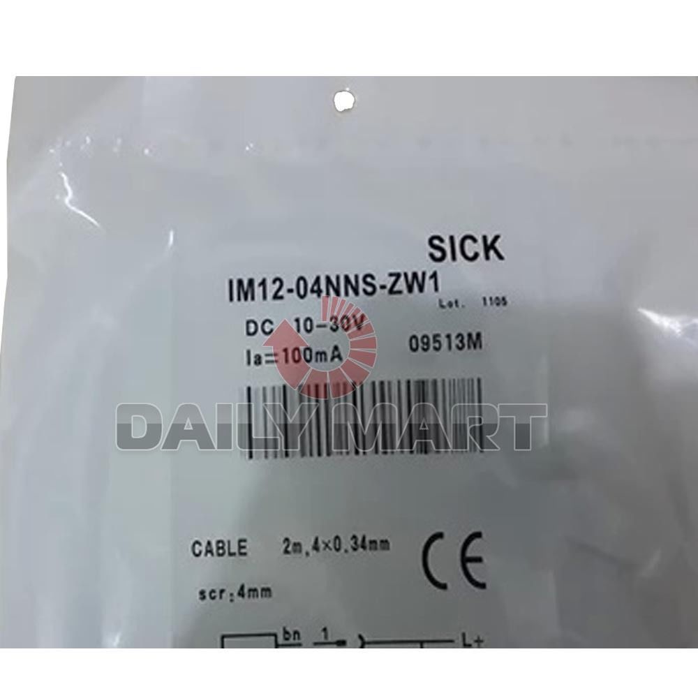 New SICK Inductive Proximity Switch Sensor IM12-04NPS-ZW1