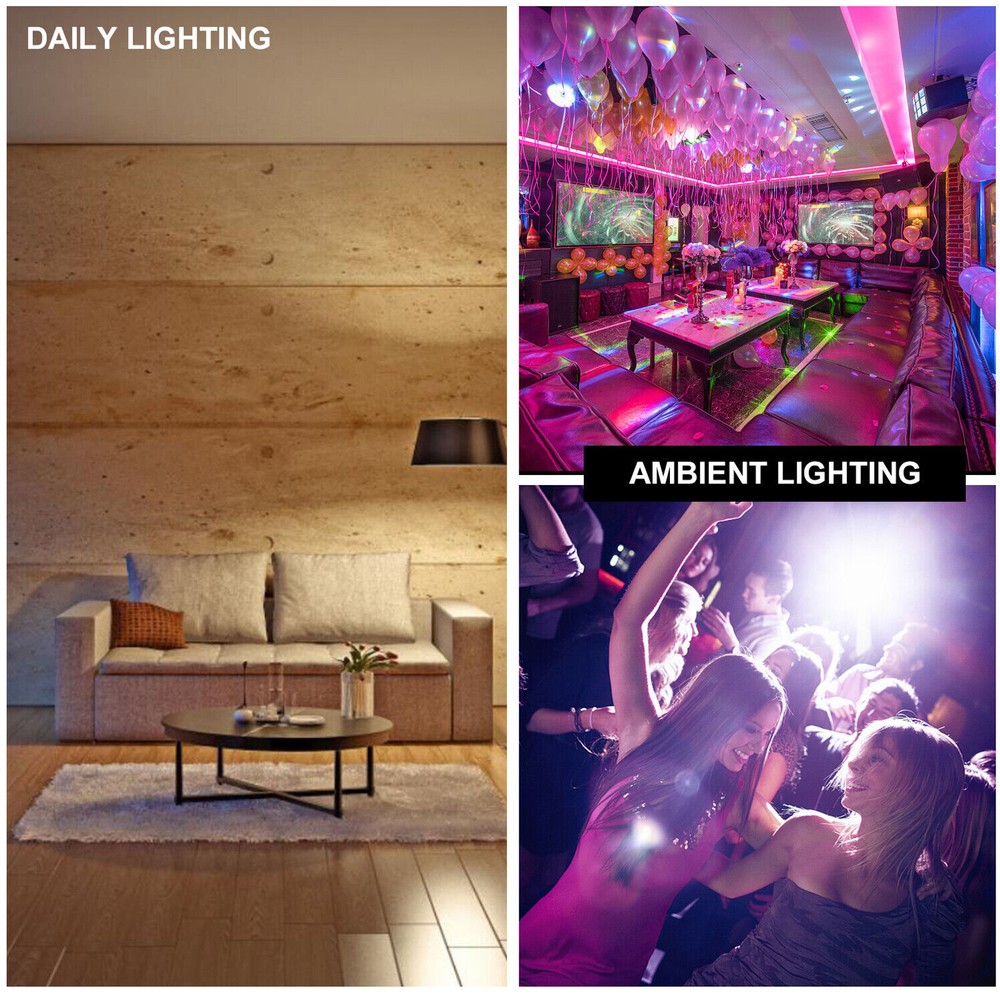 6 PCS 16 Color Changing Light Bulb Remote Control Dimmable RGB LED Bulbs E27 E26