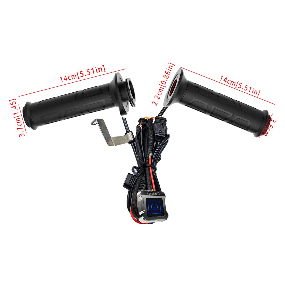 Three-speed Intelligent Temperature-adjusting Electric Heating Handlebar Kit