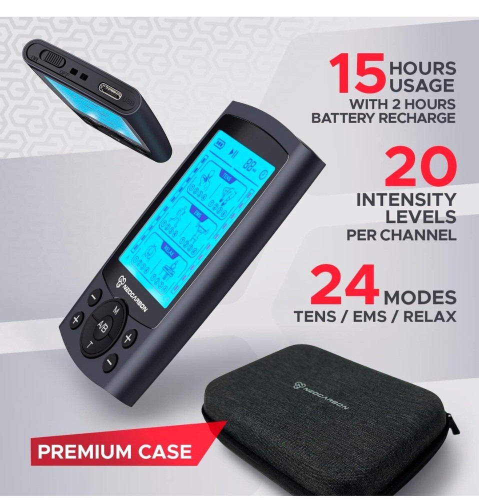 Unit Muscle Stimulator, Electronic PMS Pulse Massager Machine for Shock Physical