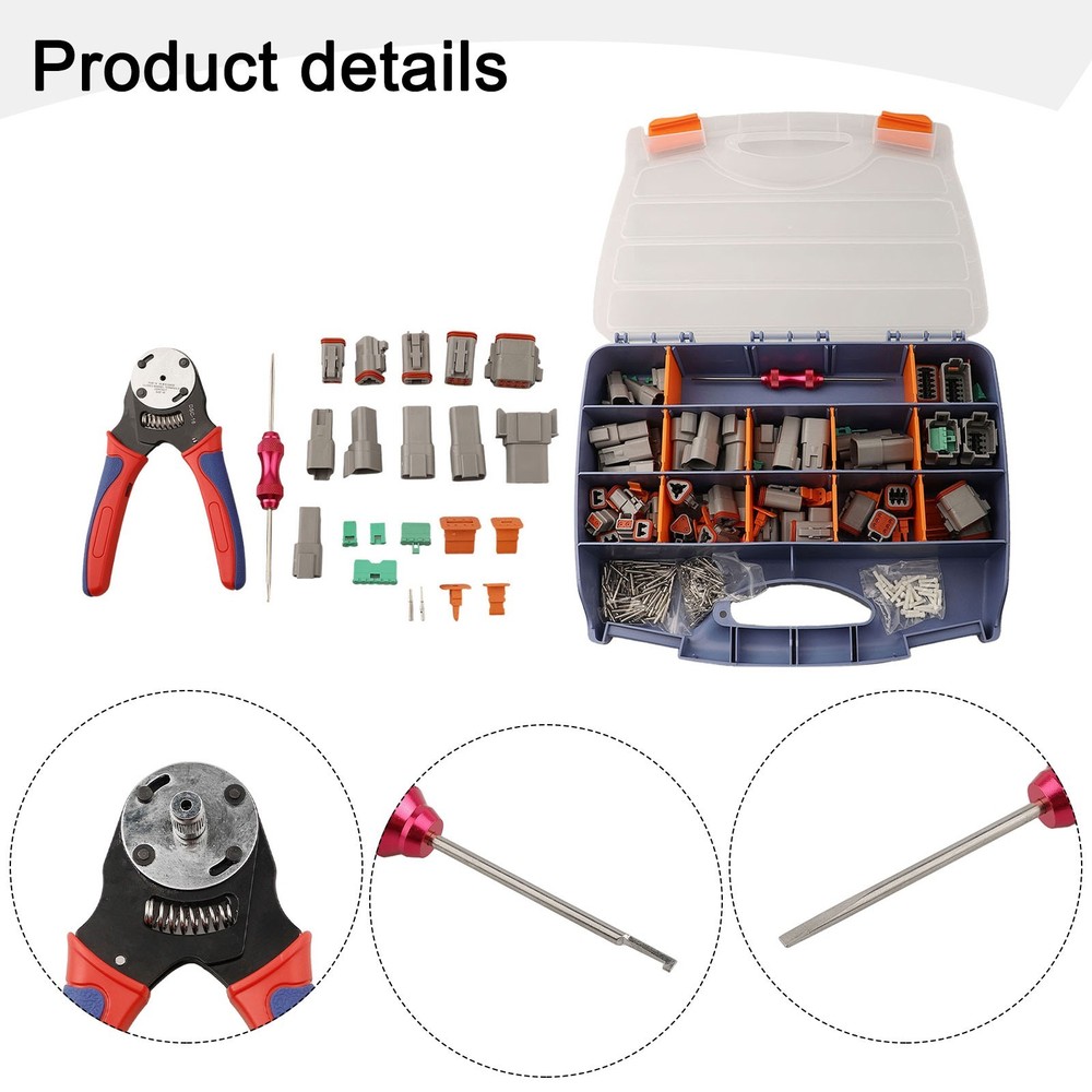 338PC DT Electrical Connectors with Professional Crimping Tool for Quick Setup