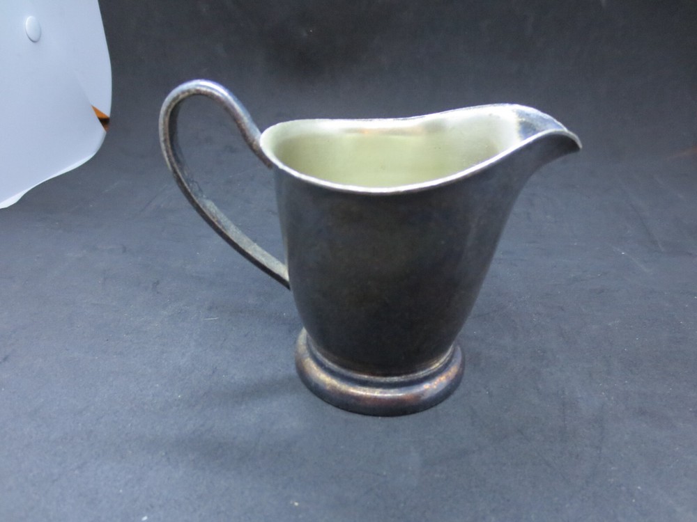 Vintage 3" Silver Creamer - Victor S. Co.
